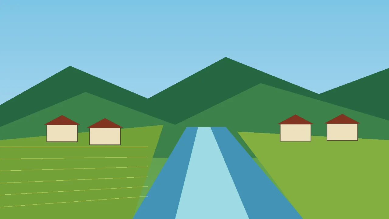 Ilustrasi kebersamaan warga Sungai Duren