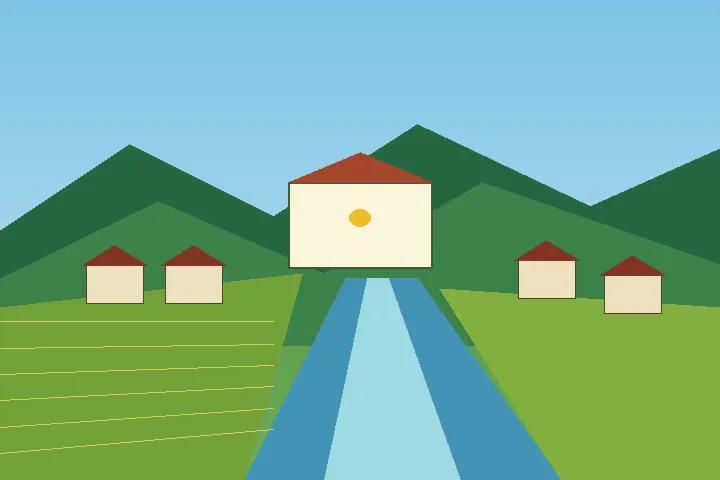 Ilustrasi Wisata & budaya pertanian Desa Sungai Duren